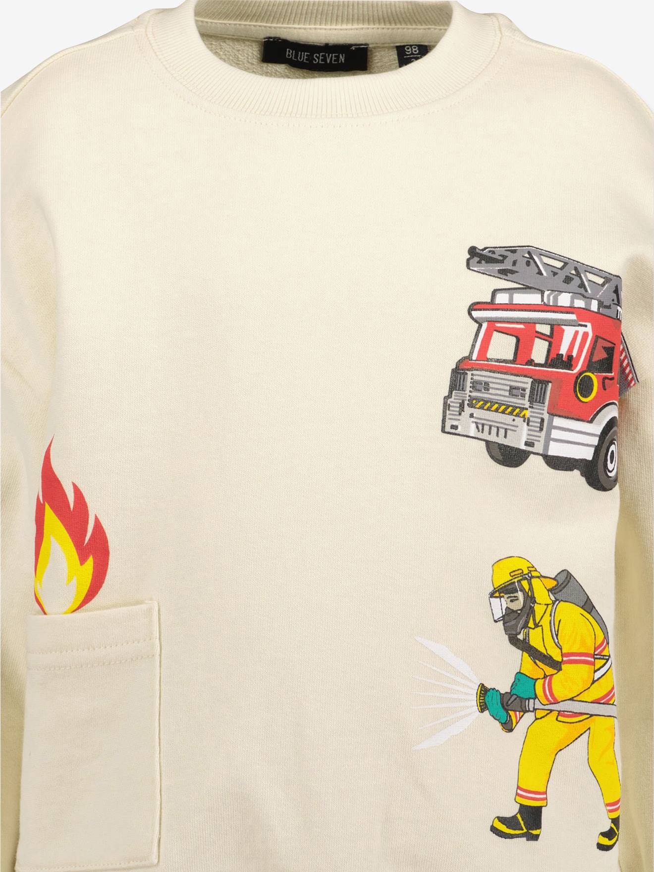 Thumbnail - Sweatshirt mit Aufdruck Jungen BLUE SEVEN