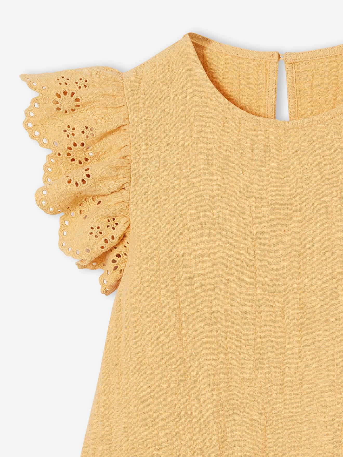 Thumbnail - Musselinkleid mit Stickereien Mädchen