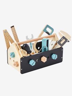 Spielzeug-Kinder Spiel-Werkzeugkasten, Holz FSC®