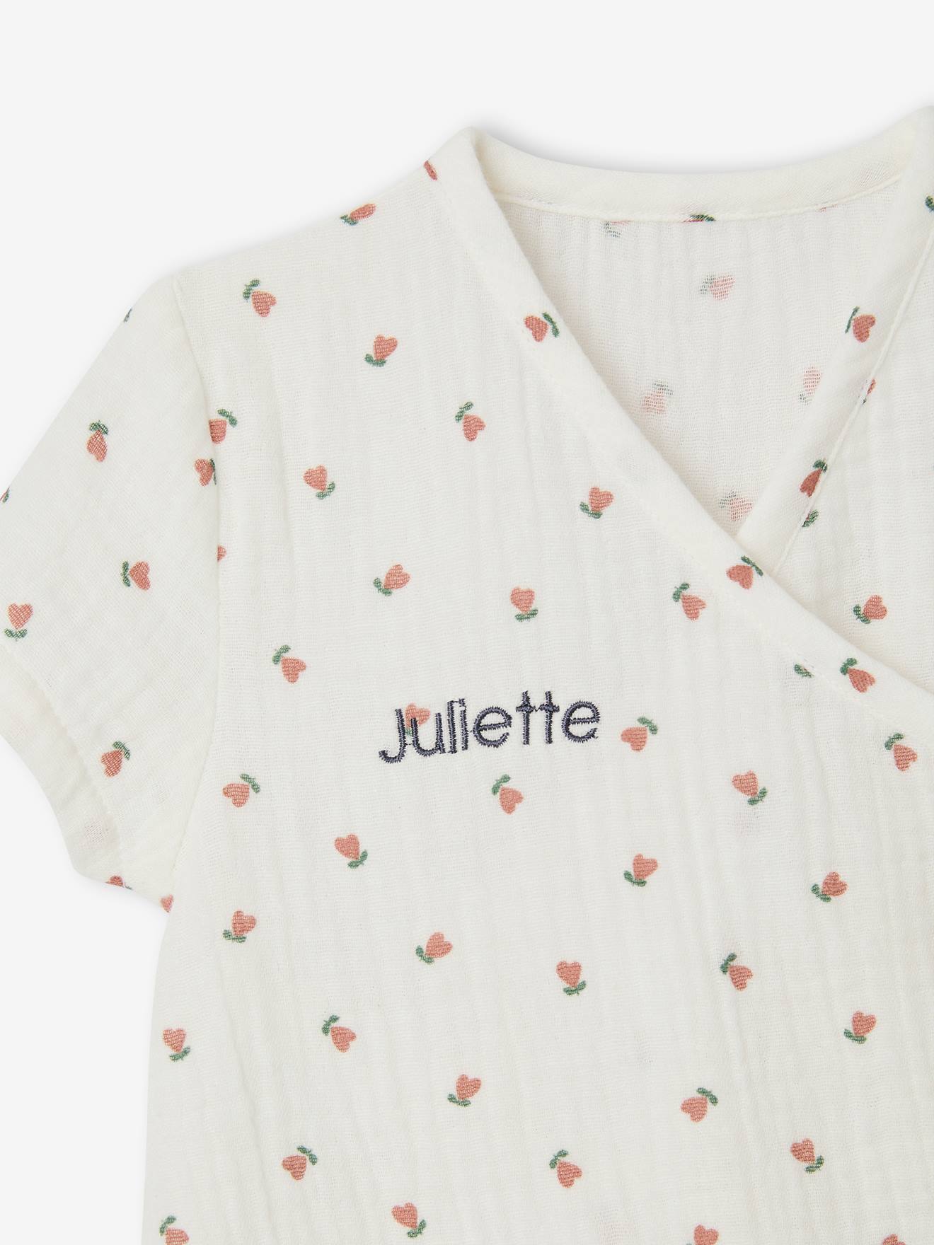 Thumbnail - Kurzoverall Mädchen Baby aus Bio-Baumwolle