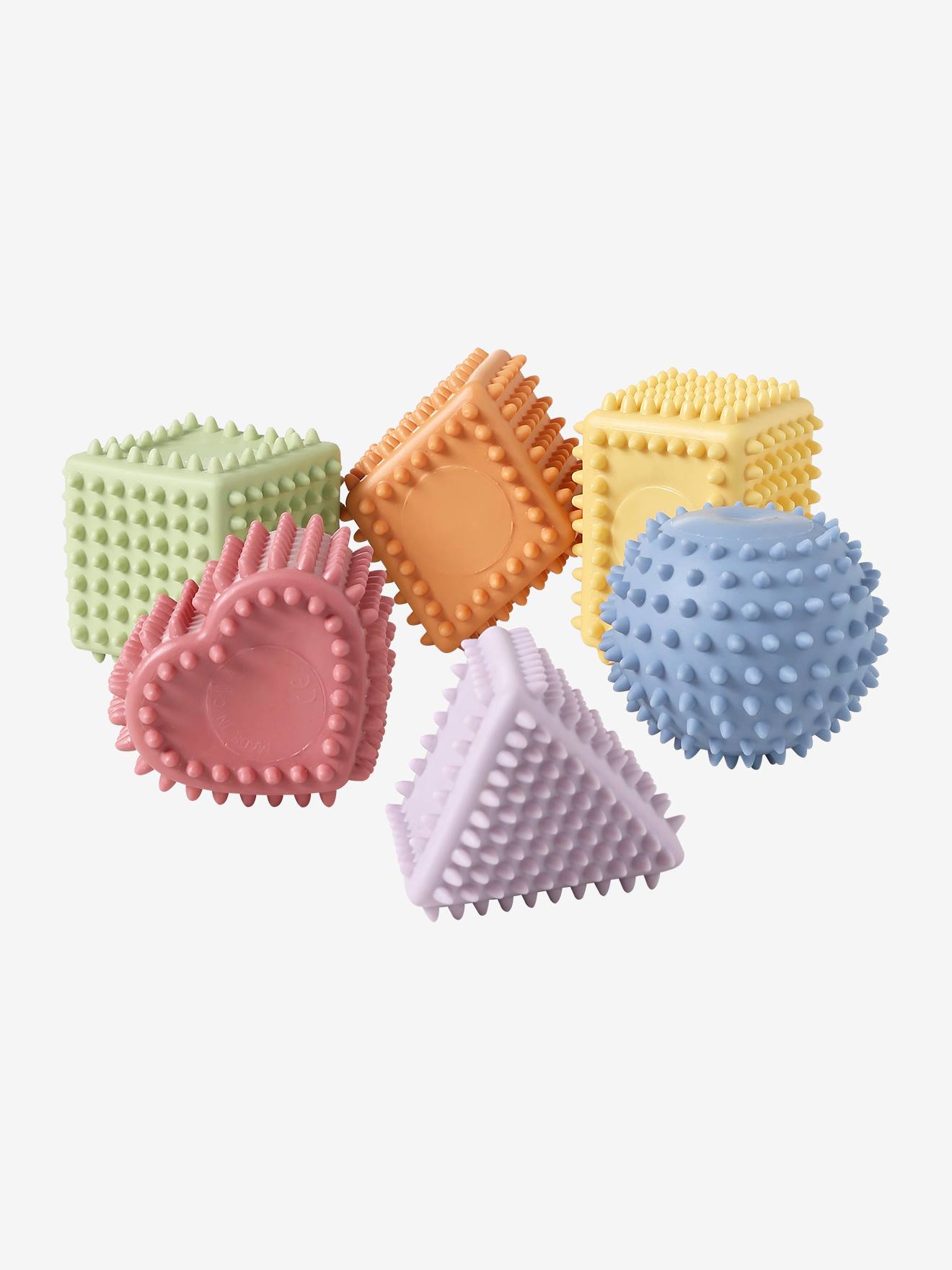 Vertbaudet Sensorik-Spielzeug Formen Baby 6-Teilig Mehrfarbig Einheitsgröße