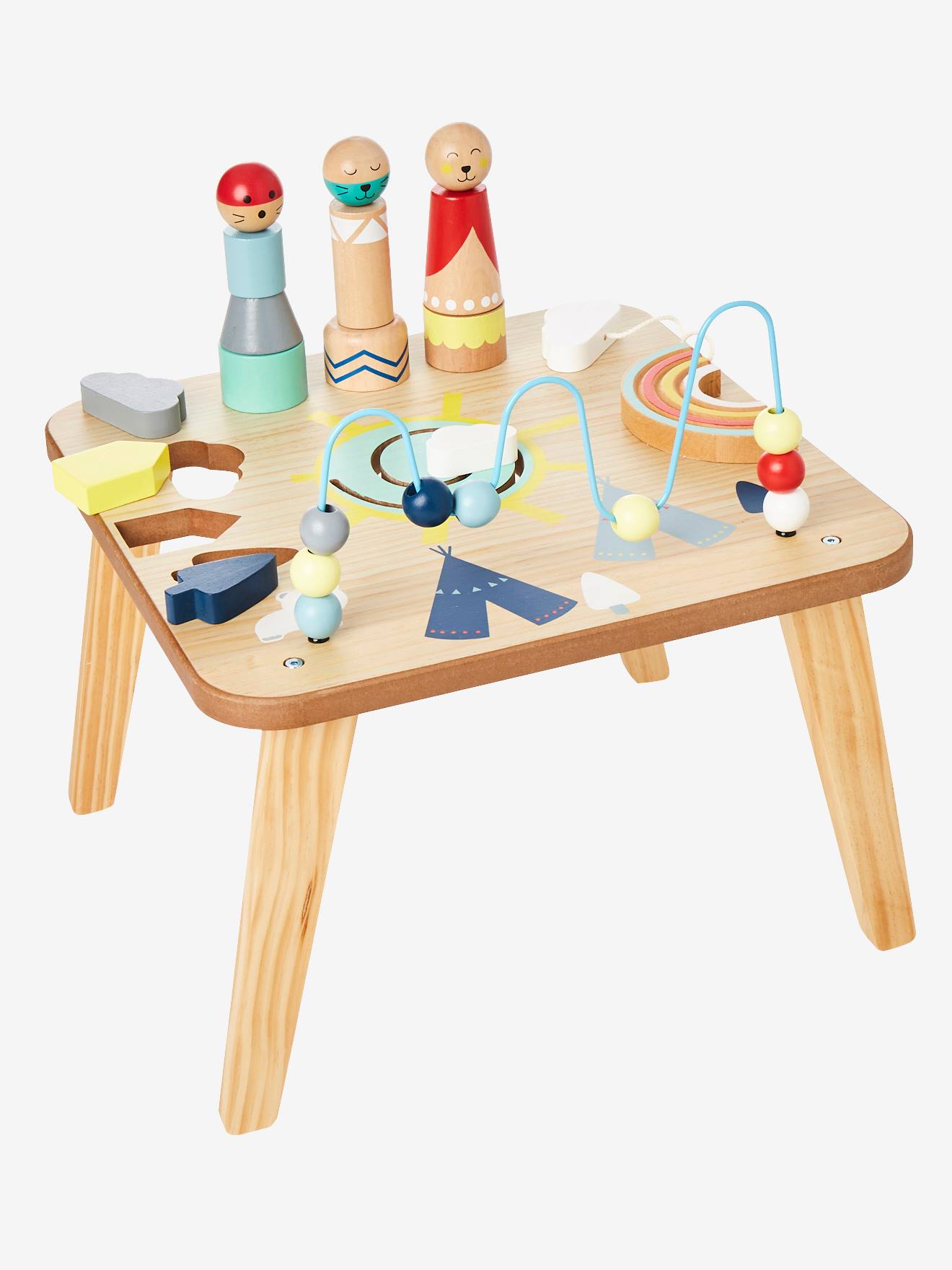 Vertbaudet Activity Center für Kleinkinder in mehrfarbig Vertbaudet 3er Set Lernspiele für Kleinkinder in mehrfarbig