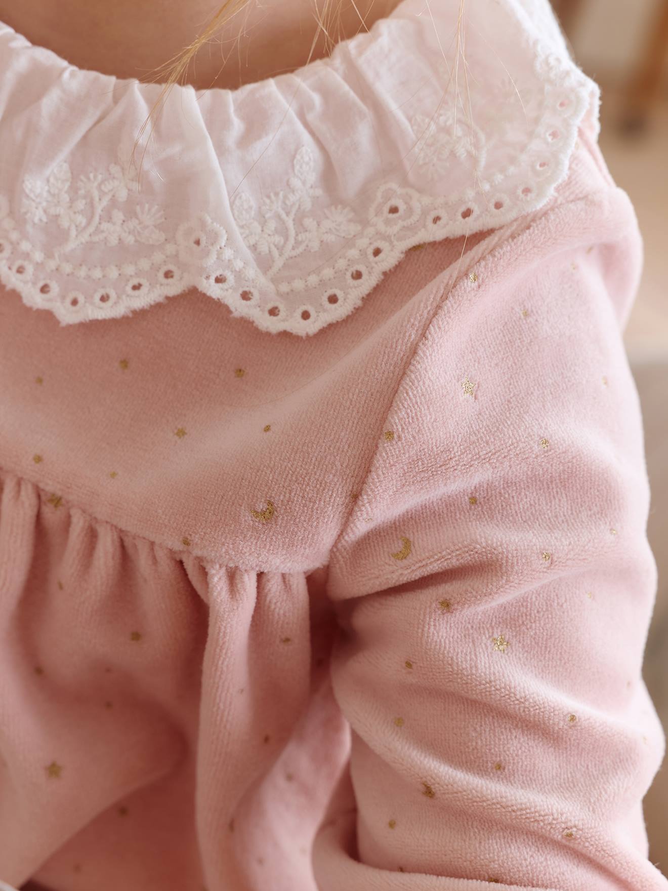 Thumbnail - Schlafanzug-Set Mädchen mit Pailletten-Cape pudrig