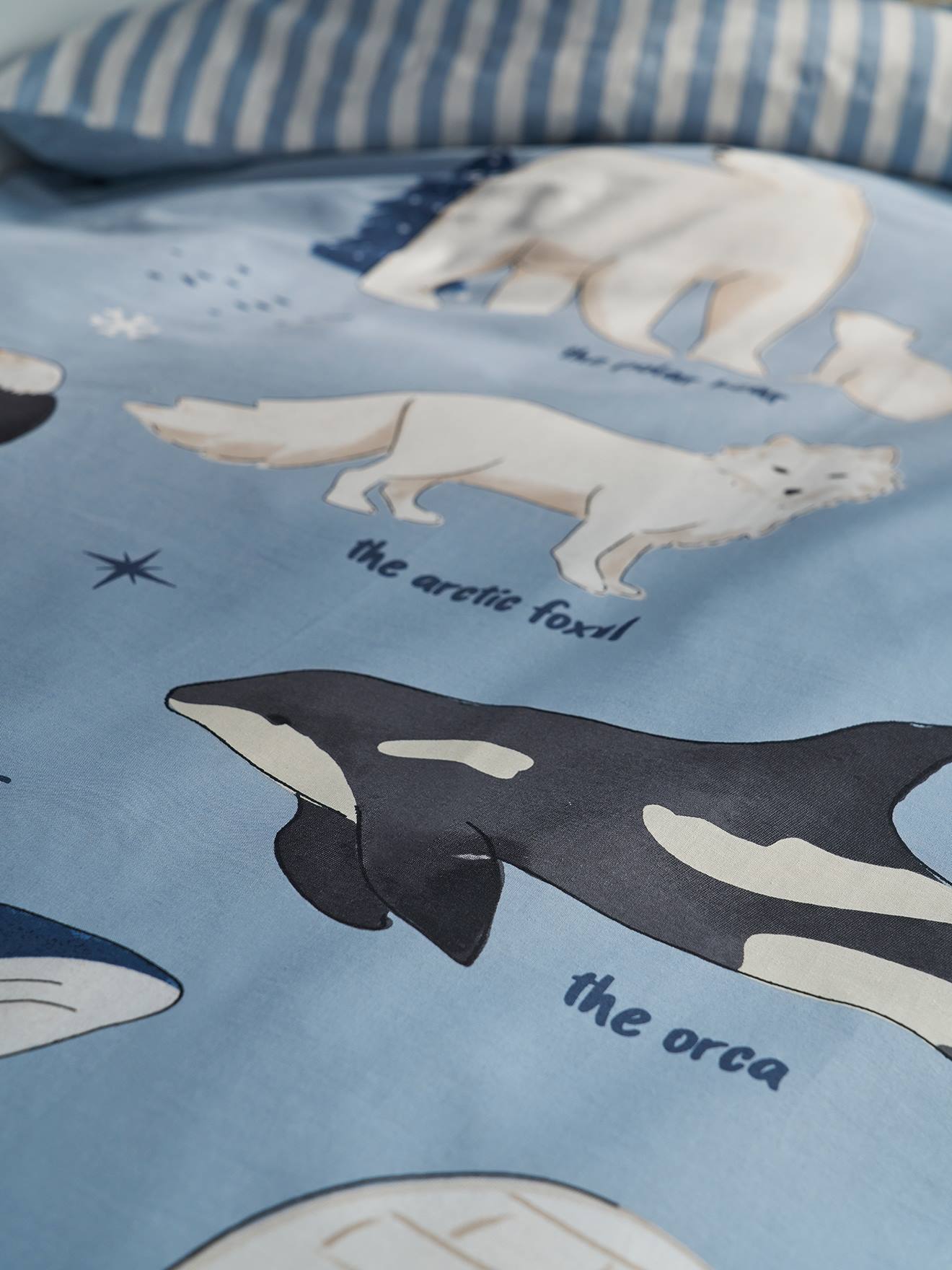 Thumbnail - Kinder Bettwäsche-Set NORTH POLE ADVENTURE mit Recycling-Baumwolle