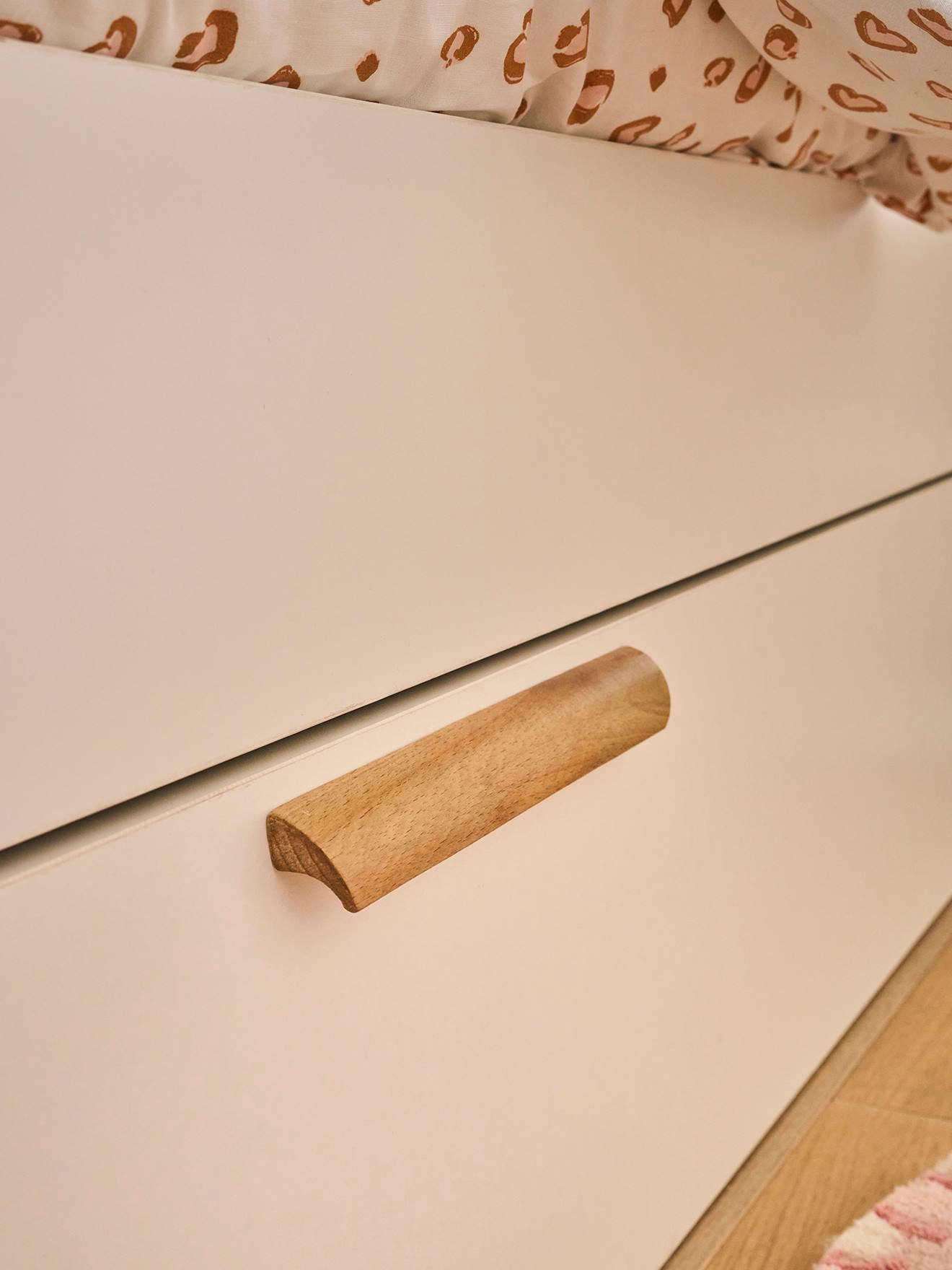 Thumbnail - Kinderbett mit Stauraum und reversibler Nachttisch JAPI