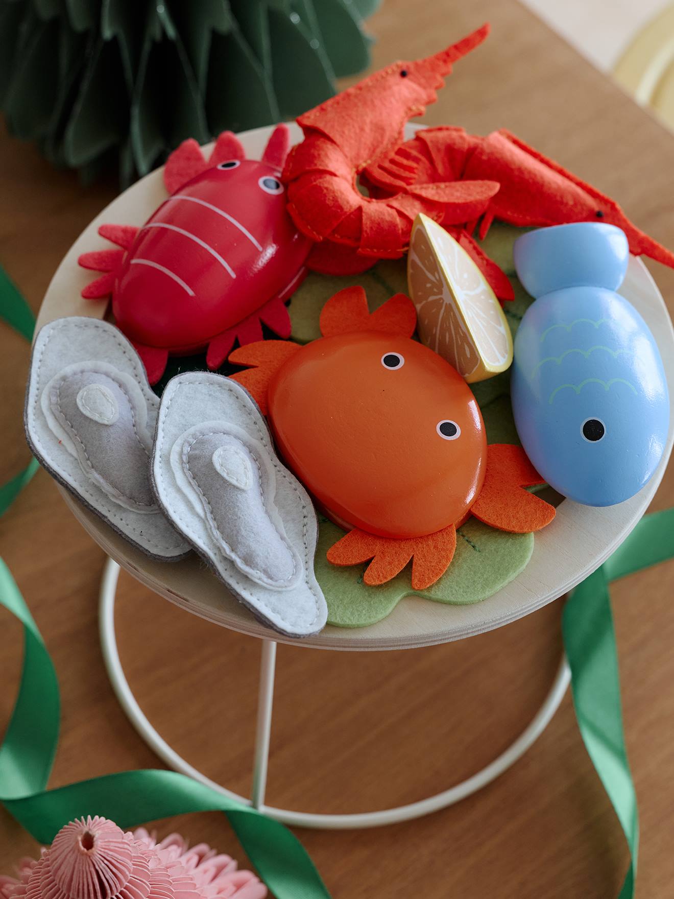 Meeresfrüchte-Set aus Holz FSC® für Kinder