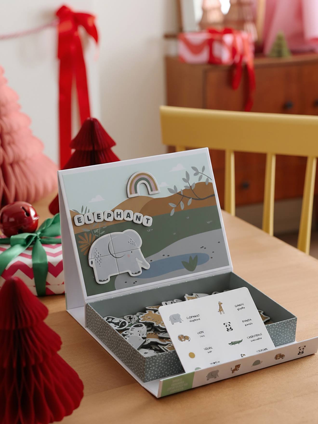 Vertbaudet Kinder Magnetspiel Mit Buchstaben Tansania Gelb Einheitsgröße