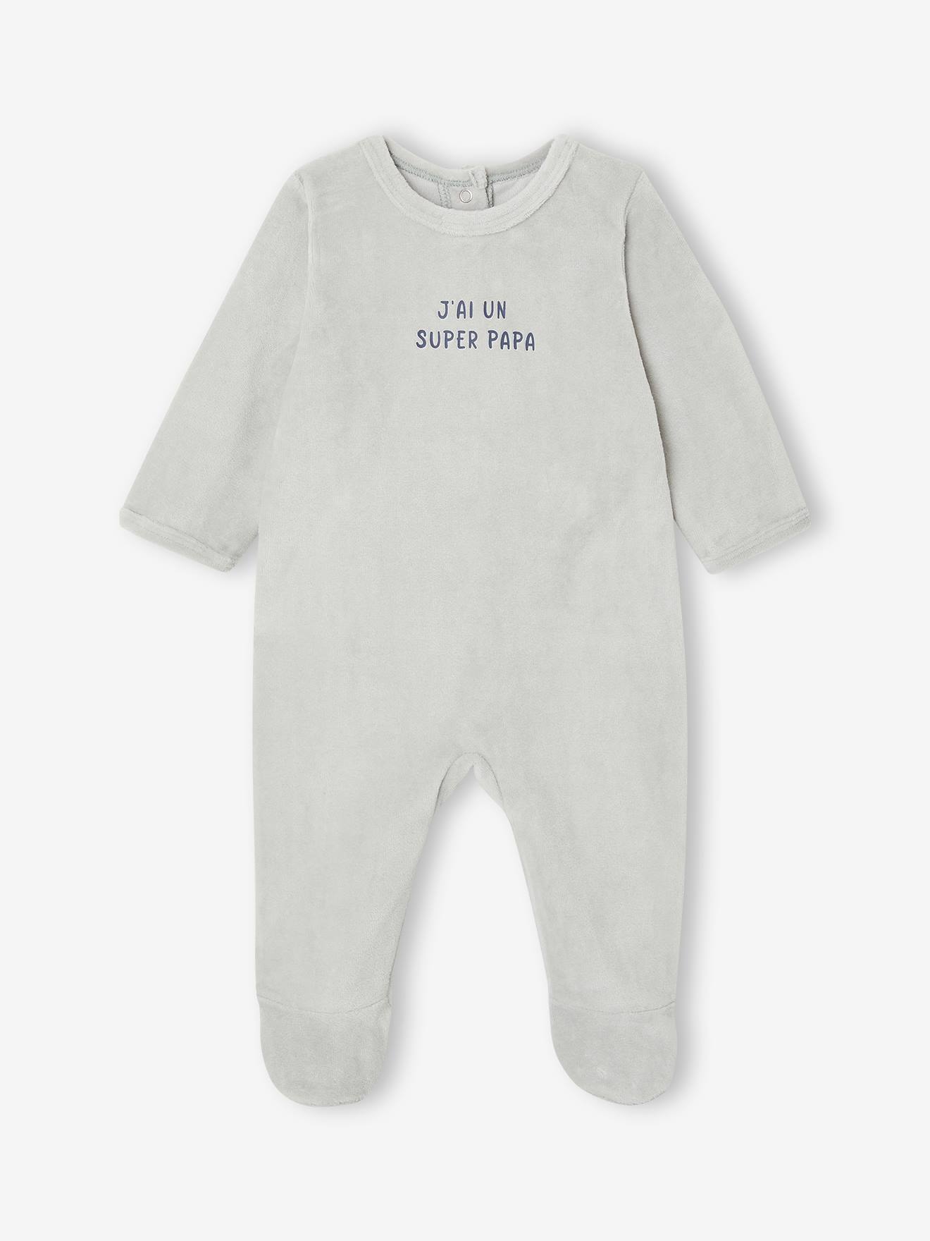 Thumbnail - 2er-Pack Baby Samt-Schlafanzüge