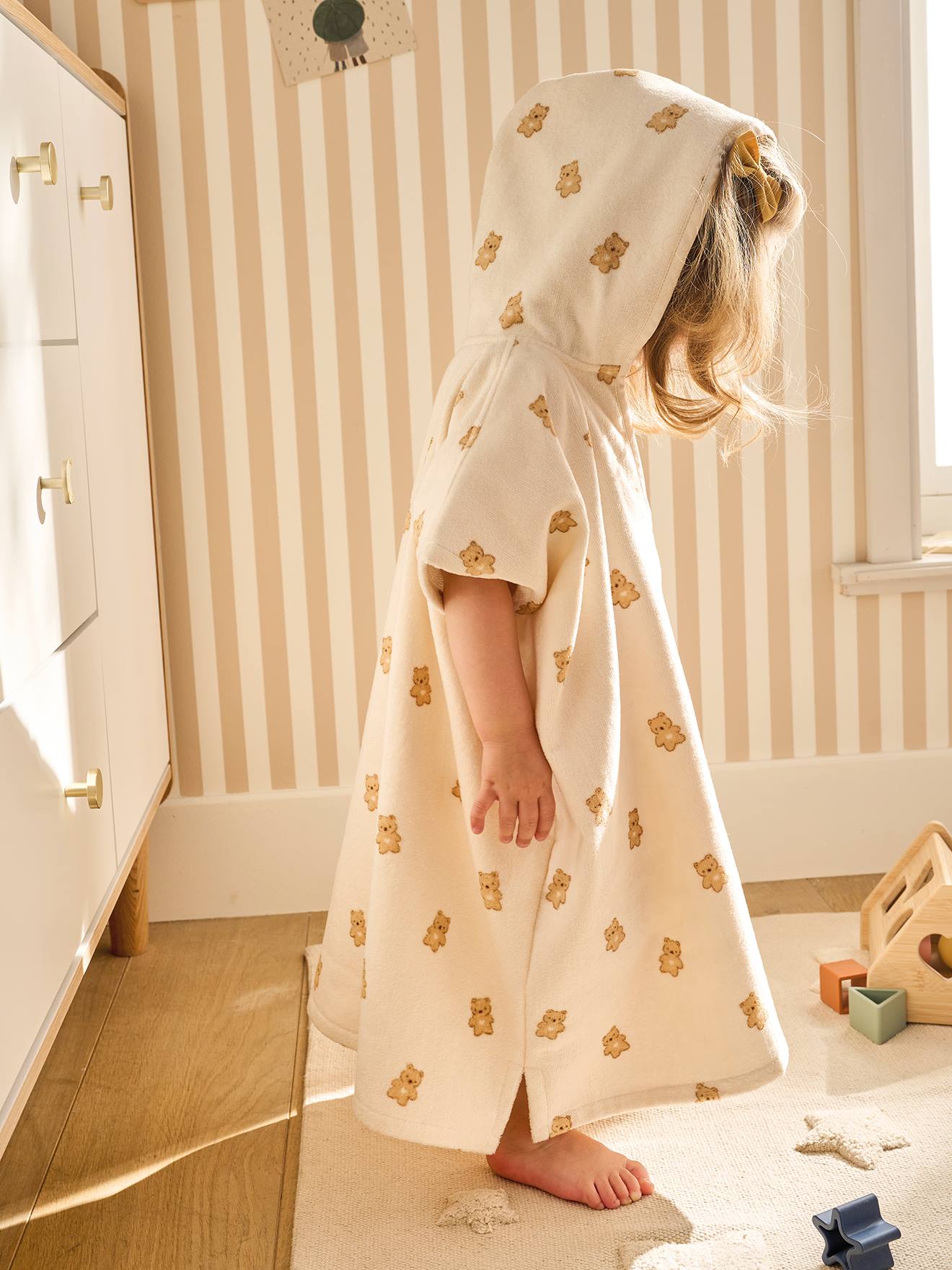 Baby Badeponcho KLEINER BÄR personalisierbar
