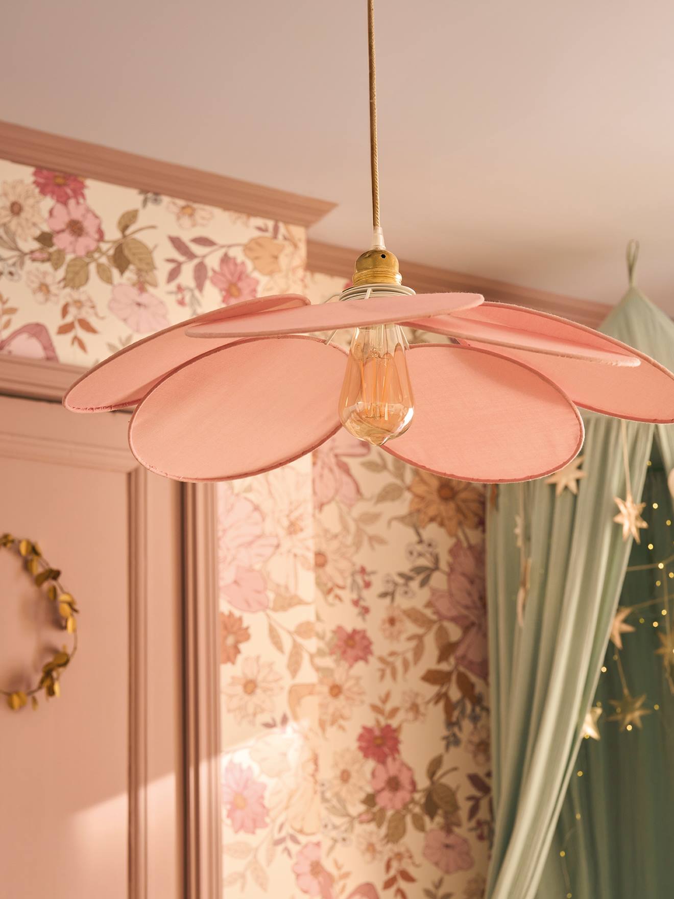 Blumenförmiger Lampenschirm für Kinderzimmer