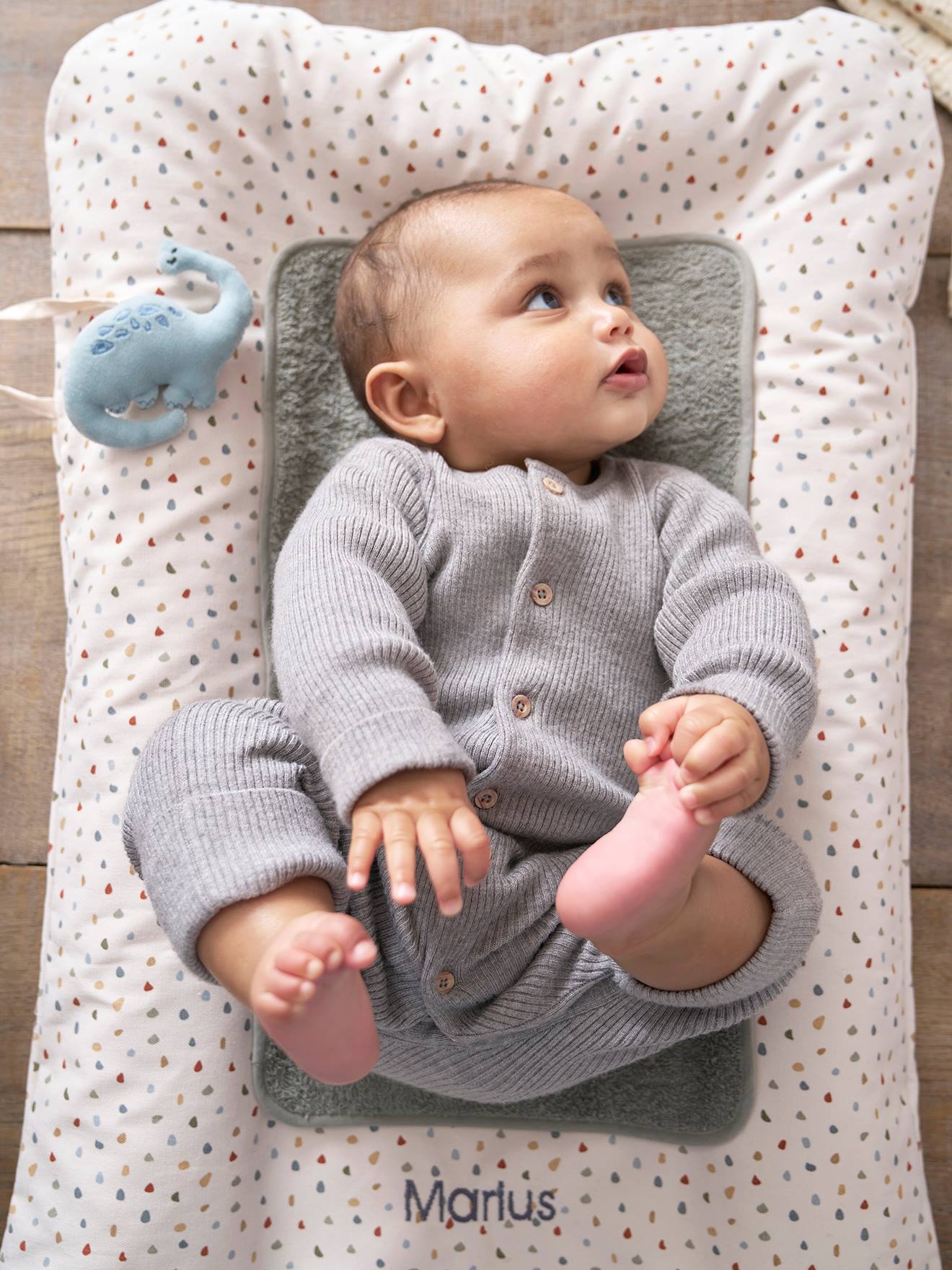 Thumbnail - Baby Wickelauflagen-Set mit 2 Ftee-Unterlagen MINISAURUS