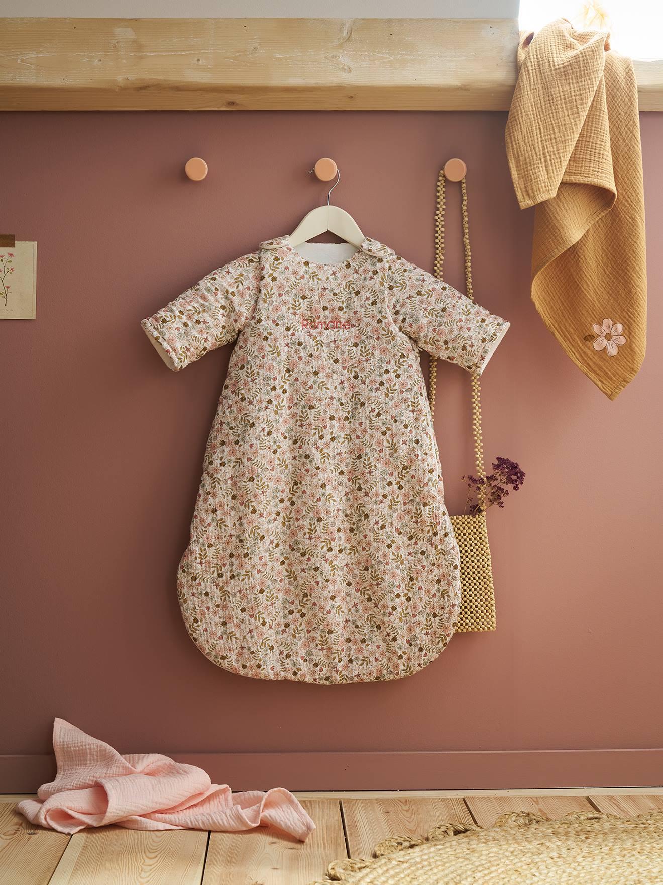 Thumbnail - Baby Winterschlafsack mit abnehmbaren Ärmeln FLORA TOG 3