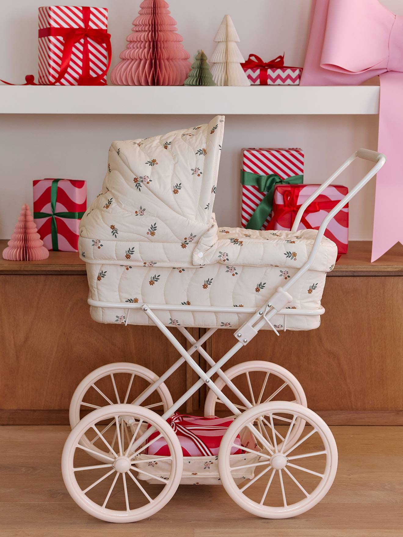 Puppenwagen RETRO FLOWER