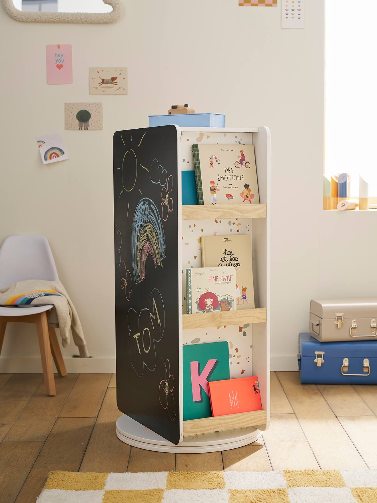 Thumbnail - Drehbares Kinderzimmer Regal TERRAZZO