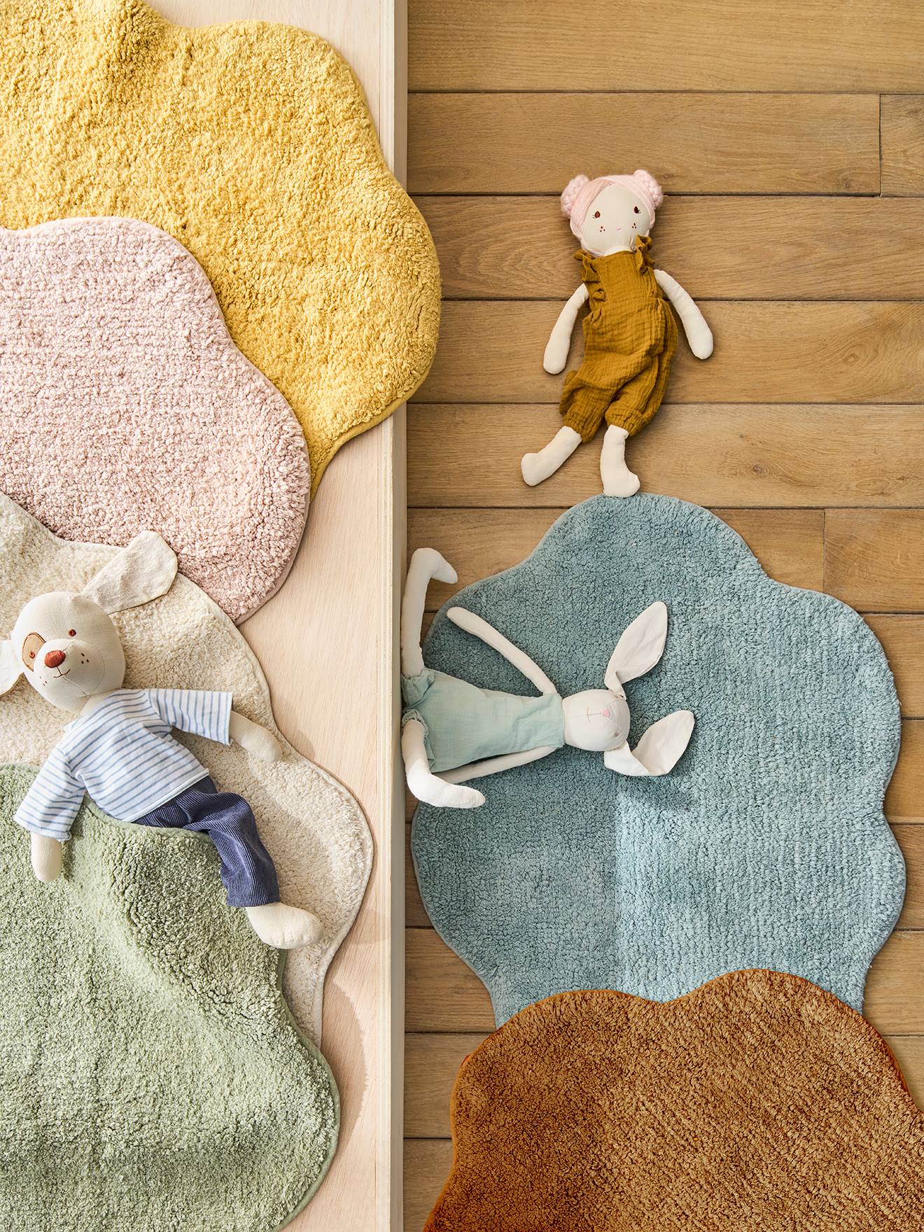 Thumbnail - Kinderzimmer Teppich WOLKE pudrig