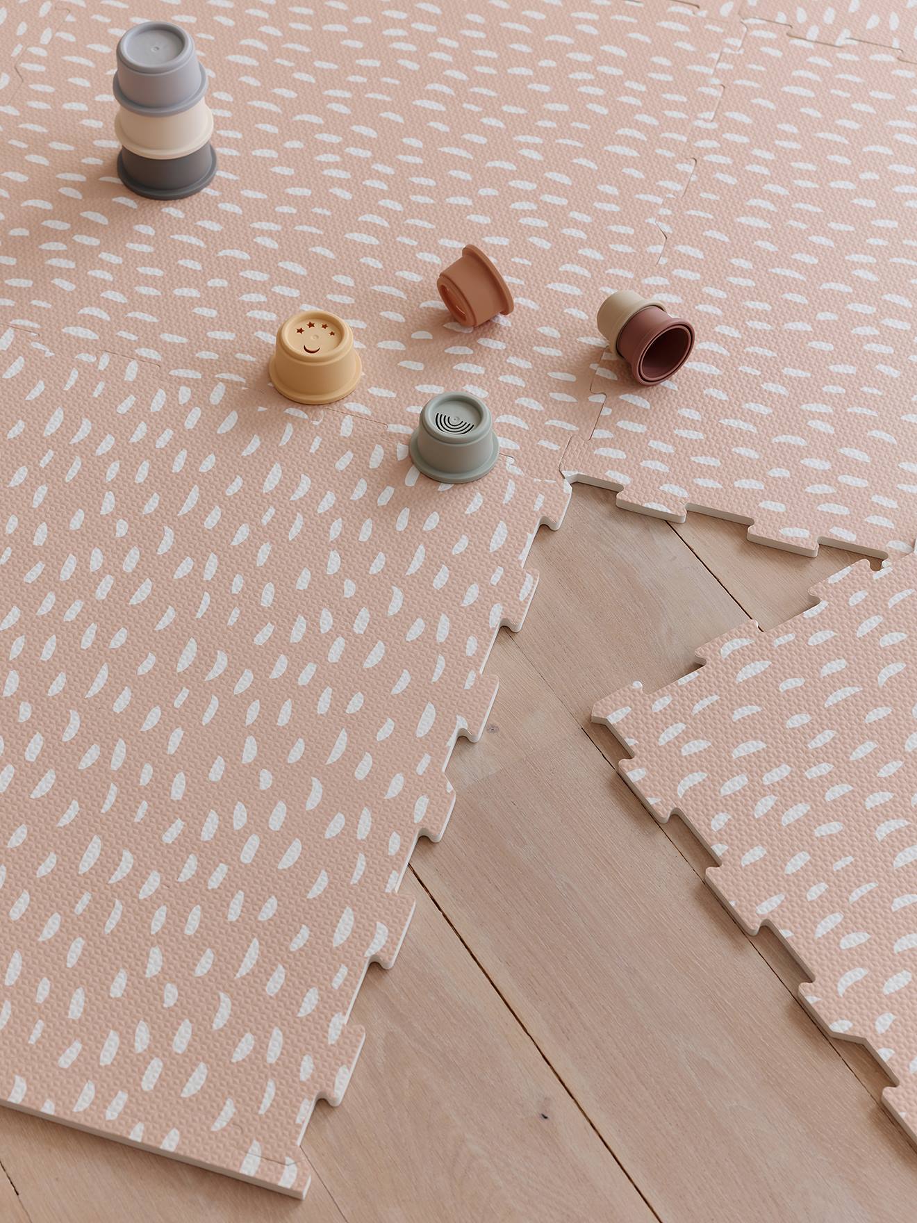 Große Puzzle-Spielmatte 9-teilig Kinderzimmer