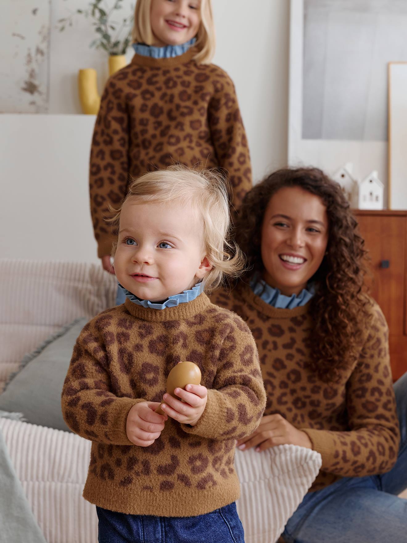 Baby Pullover LEOPARD Familien-Capsule