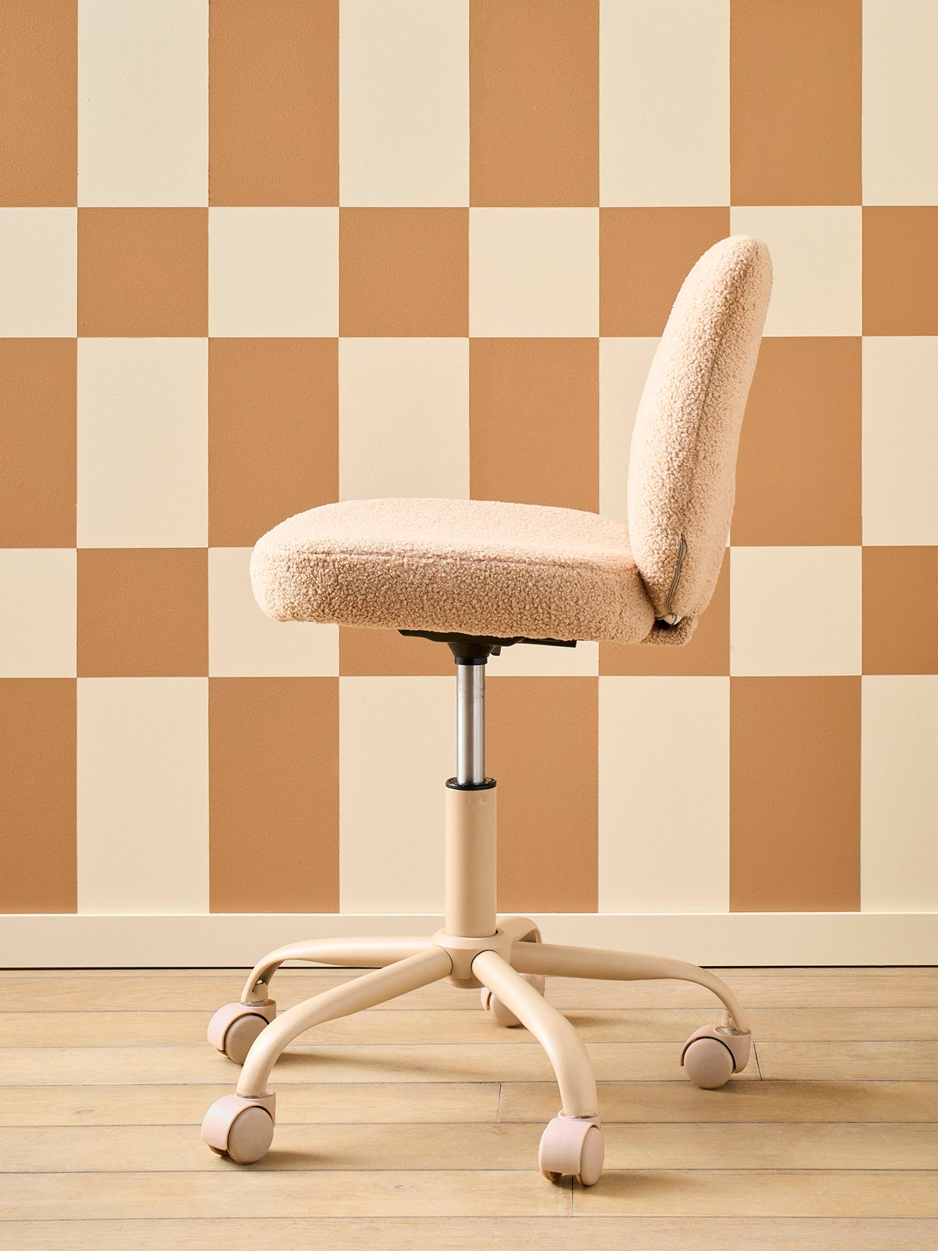 Thumbnail - Kinder Schreibtischstuhl TEDDY mit Rollen und Stoffbezug