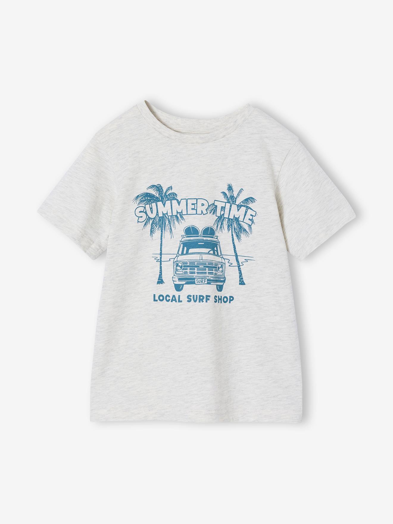 T-Shirt mit Print für Jungen BASIC