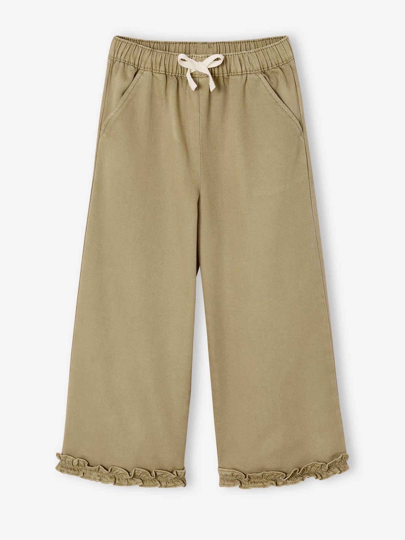 3/4-Hose aus Lyocell/Baumwolle Mädchen