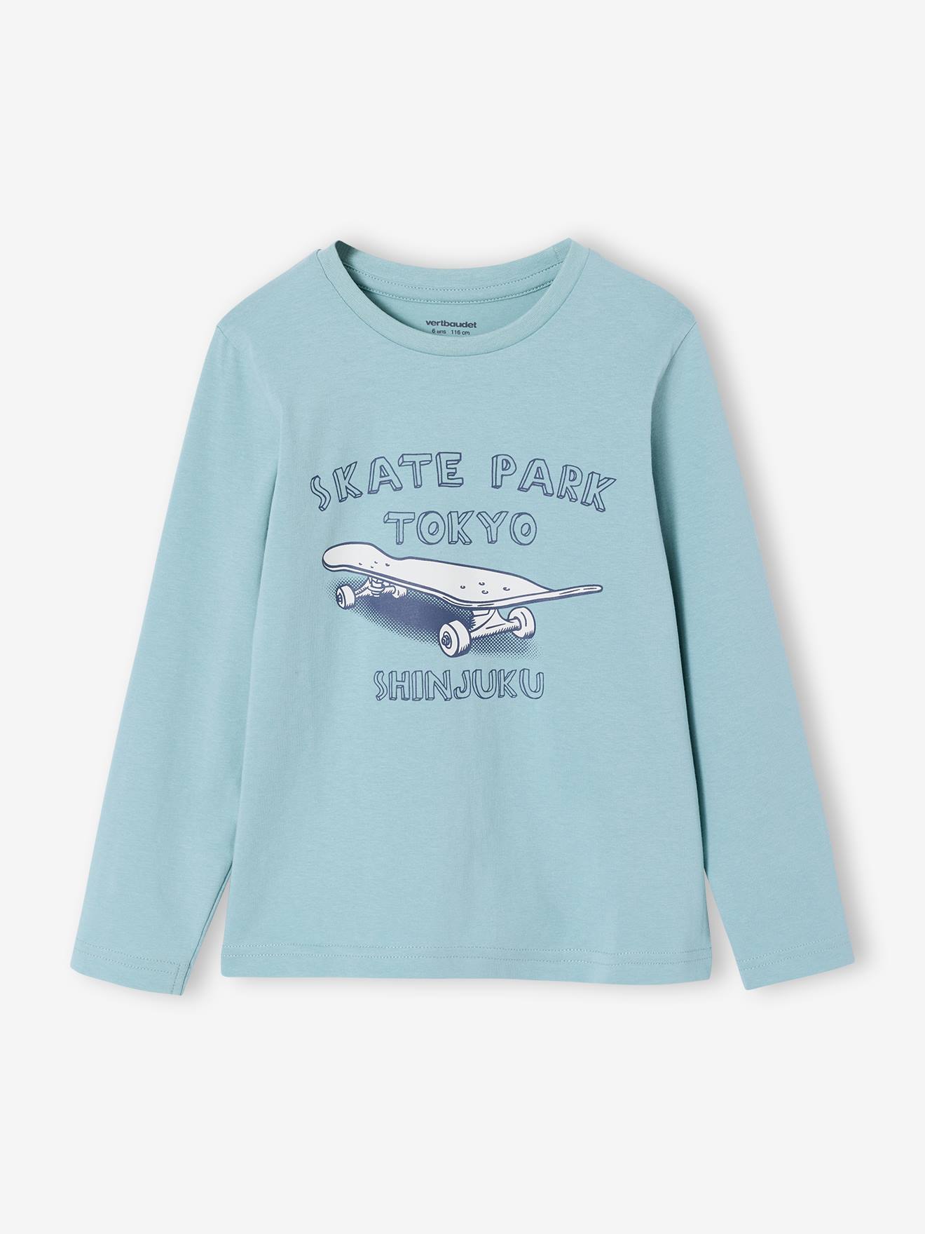 Jungen Langarmshirt mit Print BASIC