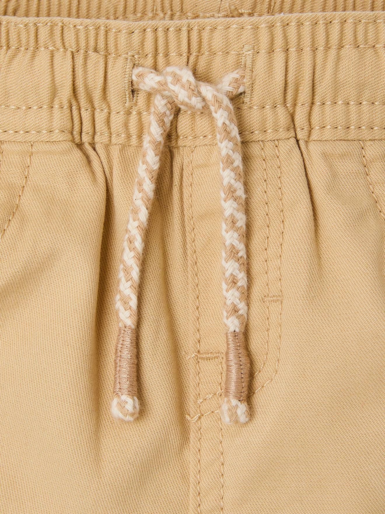 Thumbnail - Jungen Baby Shorts mit Dehnbund cappuccino