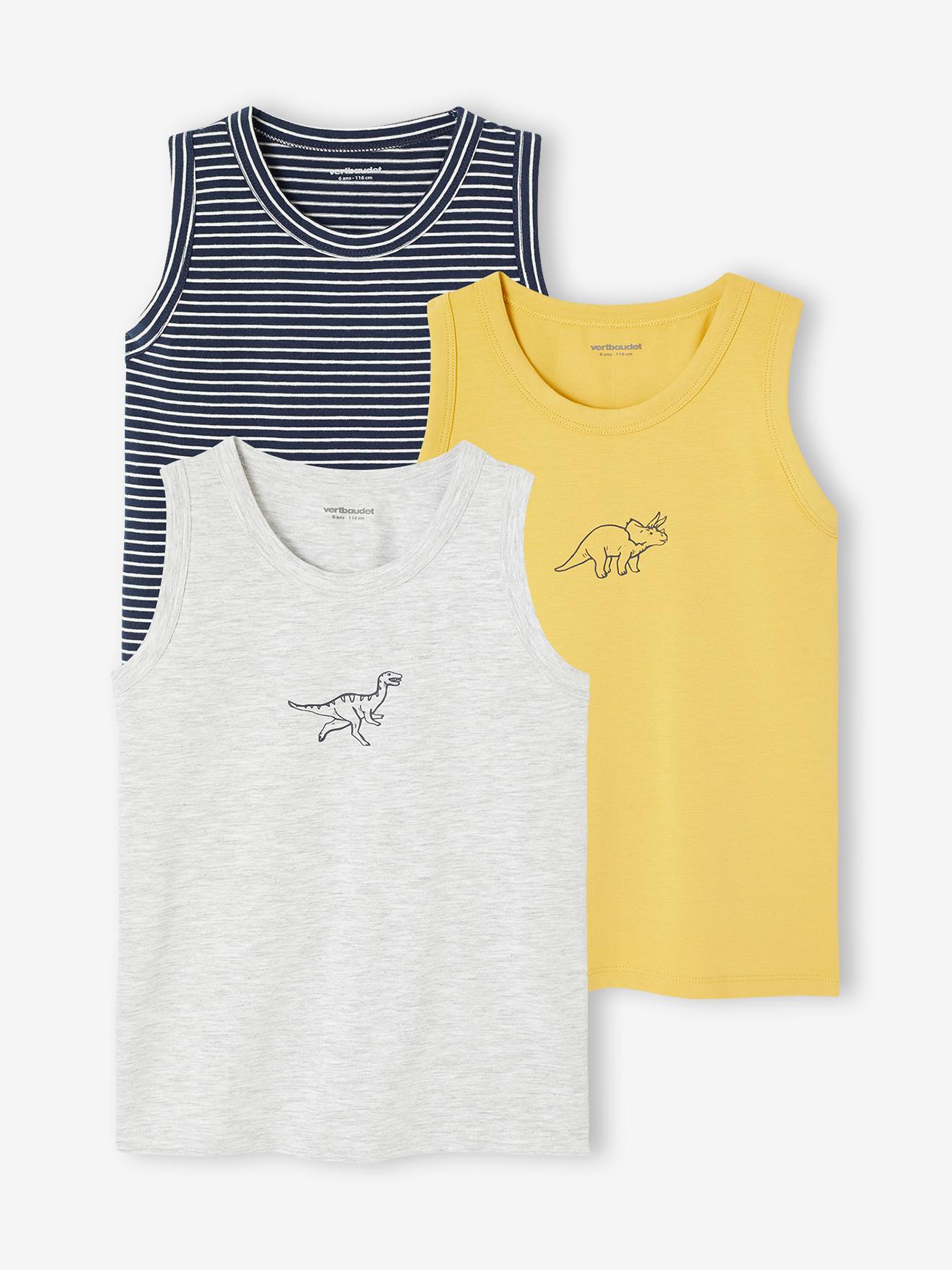3er-Pack Trägershirts Jungen