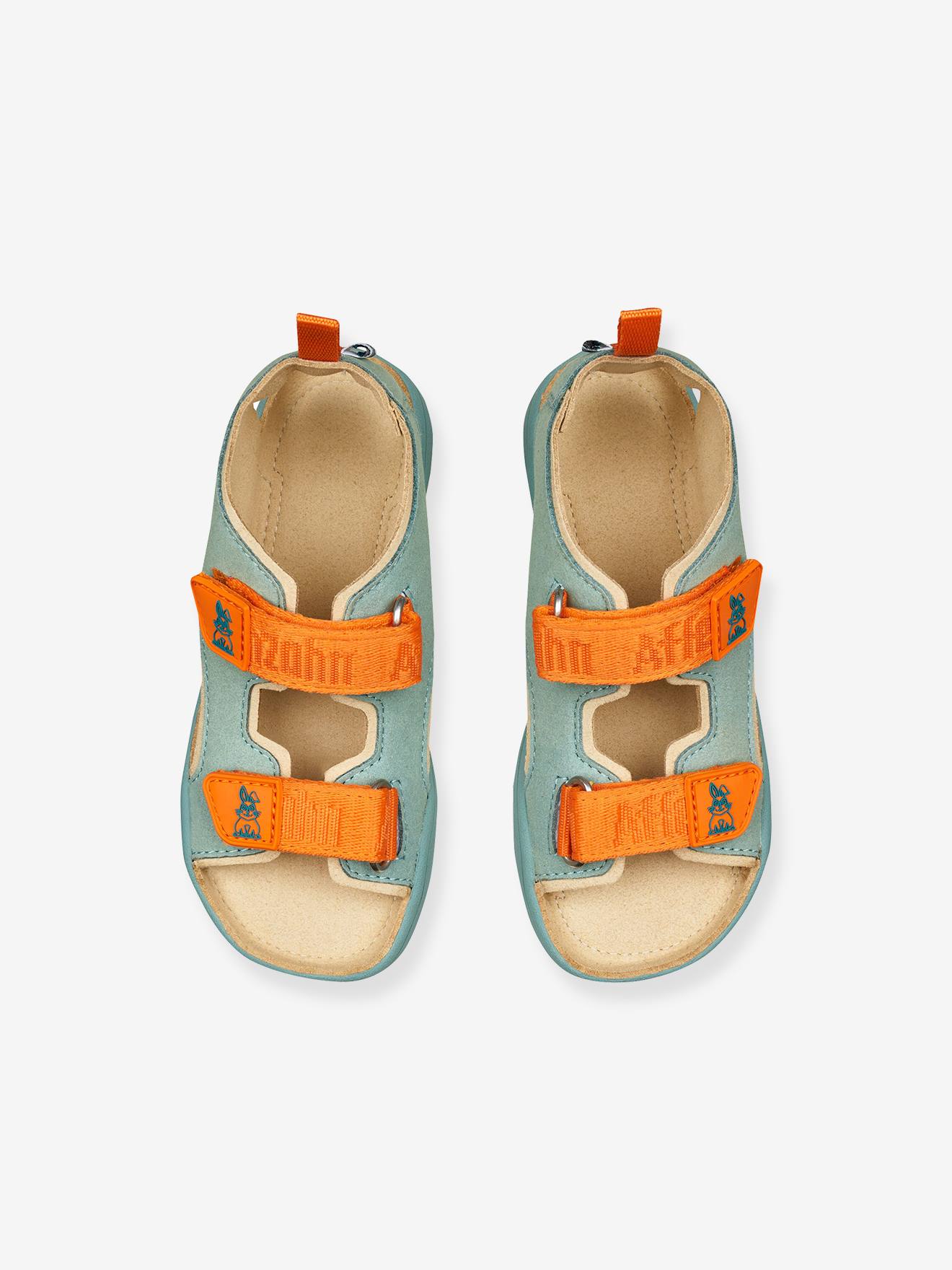 Thumbnail - Vegane Kinder Barfuß-Sandalen AIRY Affenzahn eis
