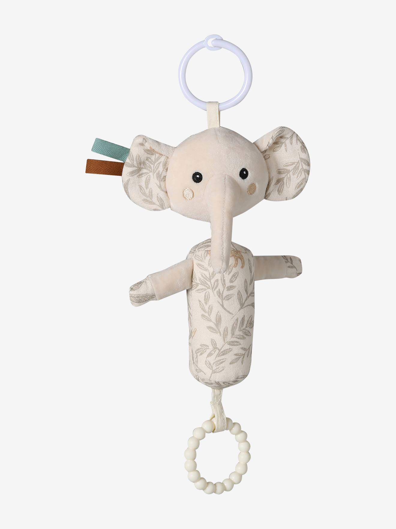 Vertbaudet Baby Activity-Elefant Zum Aufhängen Babylon Beige Einheitsgröße