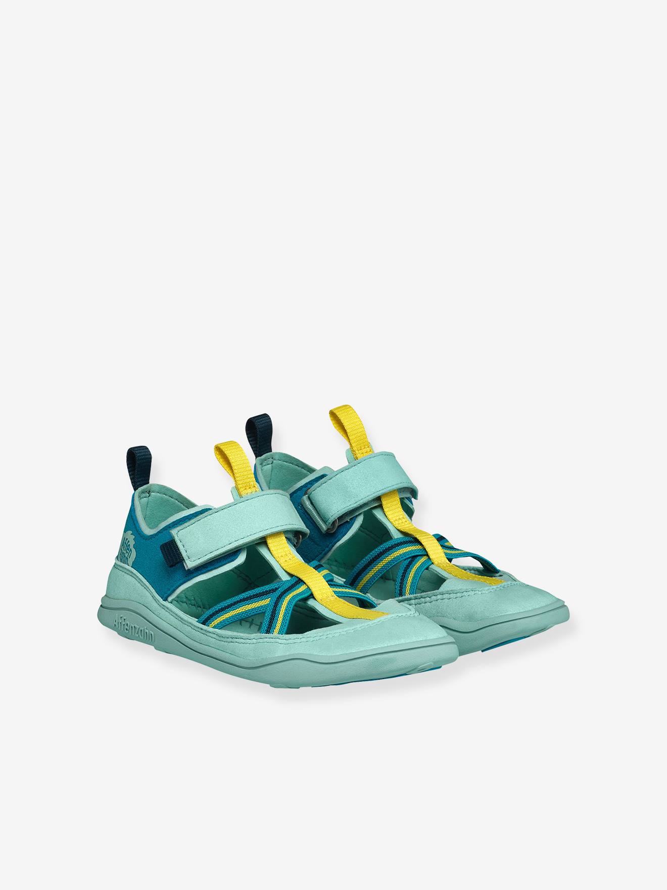 Sandalen mit Klettverschluss BREEZY Kinder Affenzahn, vegan eisblau Gr. 22