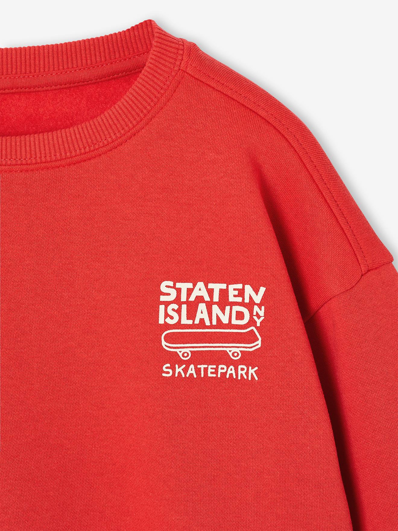 Thumbnail - Jungen Sweatshirt BASIC granatapfel