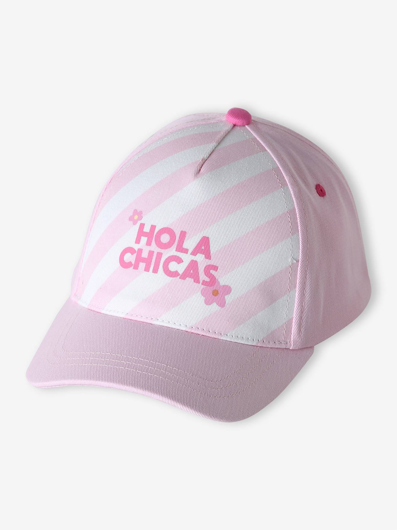 Baumwollcap mit Schrift HOLA CHICAS Mädchen