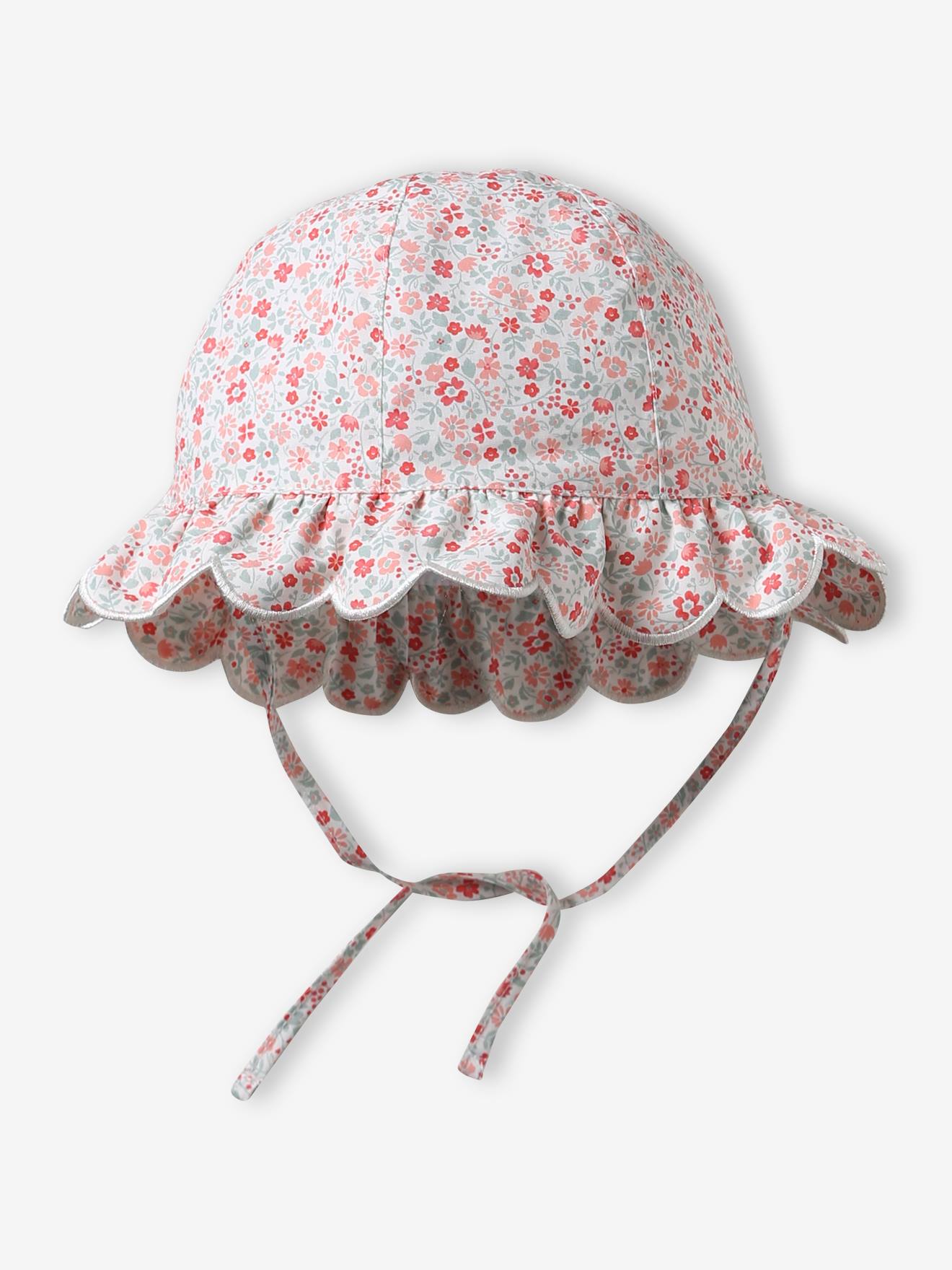 Sonnenhut Mädchen Baby mit Stickerei