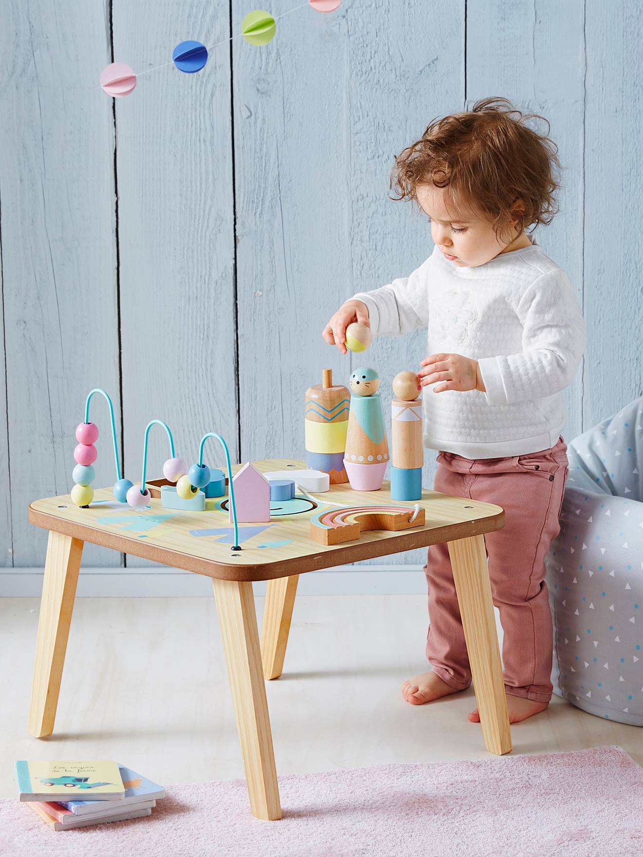 Vertbaudet Activity Center für Kleinkinder in mehrfarbig Vertbaudet 3er Set Lernspiele für Kleinkinder in mehrfarbig