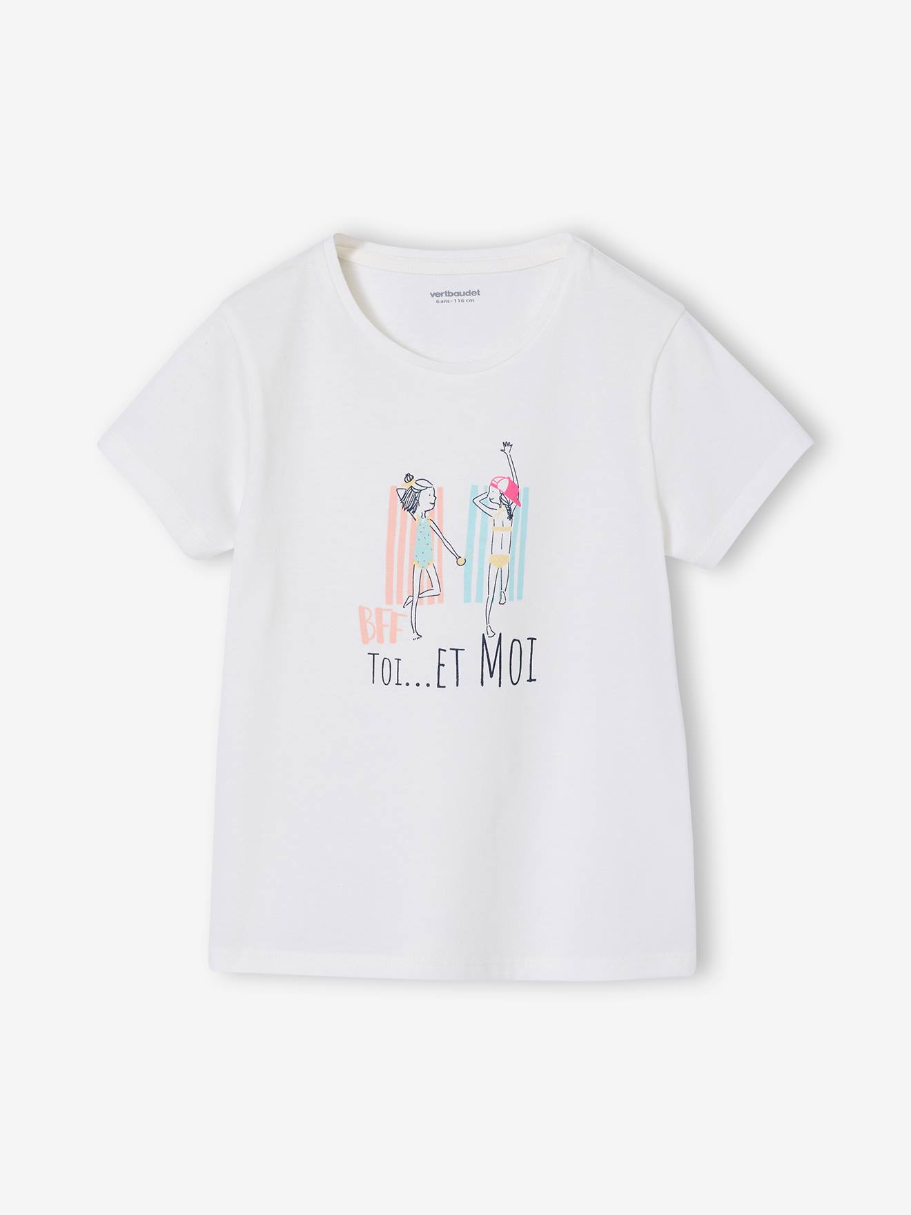 Thumbnail - 2er-Pack kurze Schlafanzüge mit gestreiten Shorts Mädchen