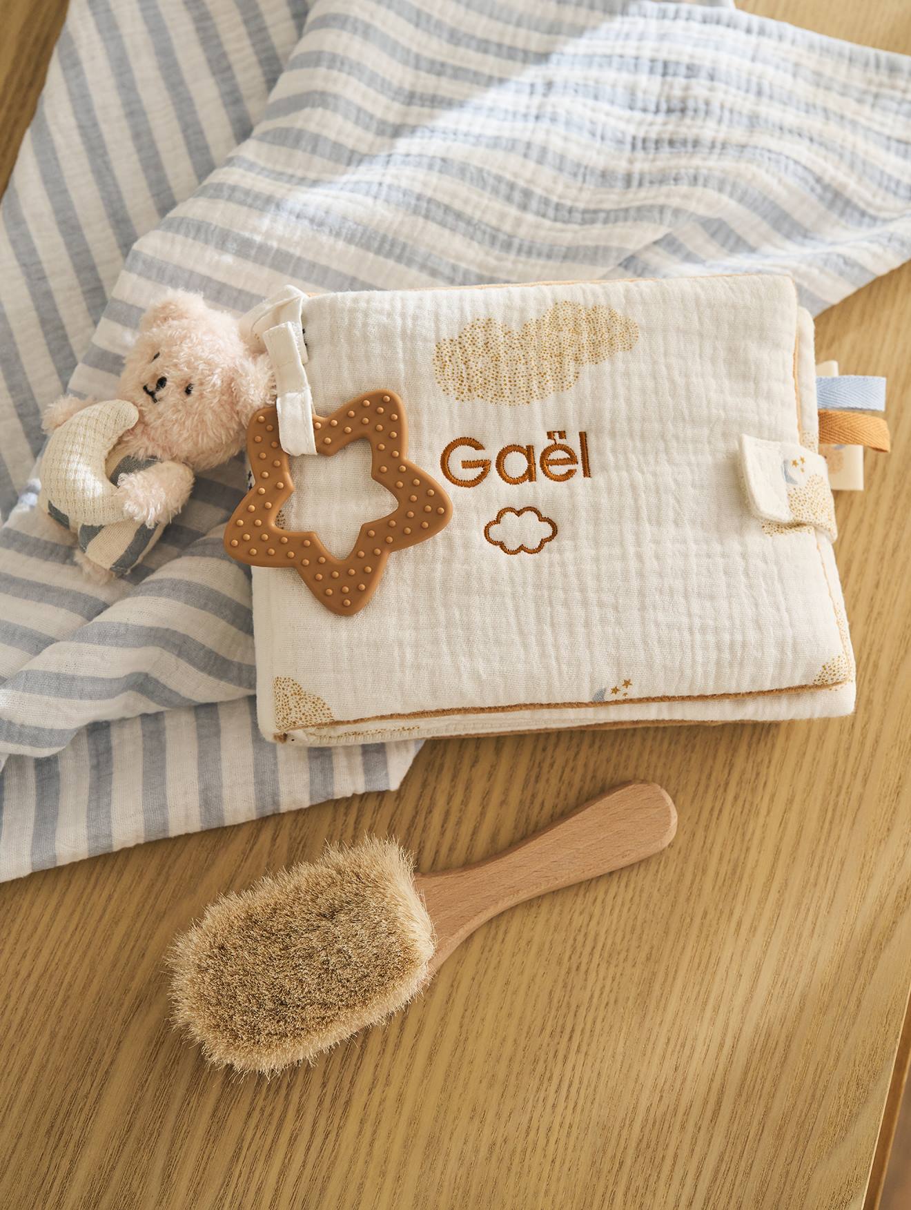 Vertbaudet Baby Fotoalbum Wolke Mit Greifspielzeug Weiß Einheitsgröße