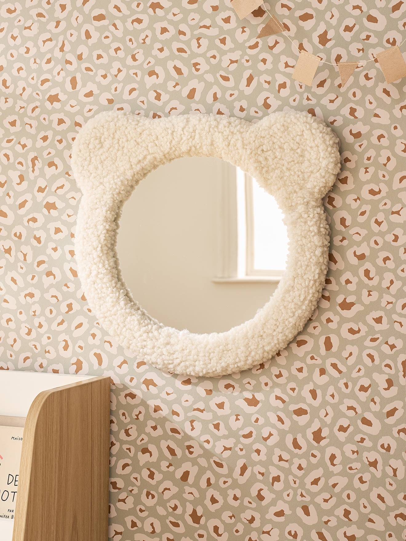 Vertbaudet Spiegel Bär Kinderzimmer Wollweiß Einheitsgröße