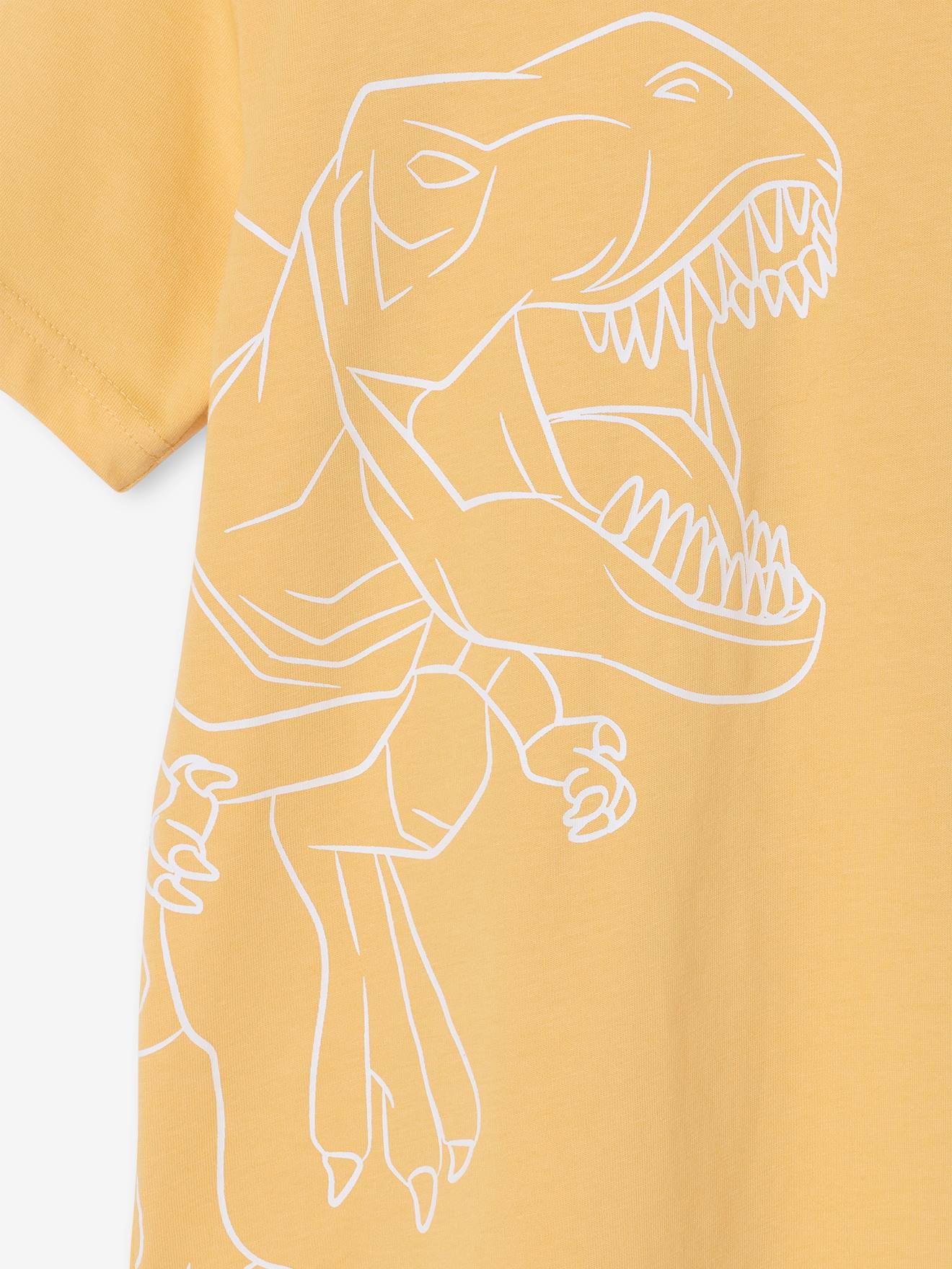 Thumbnail - T-Shirt mit Print für Jungen BASIC ocker