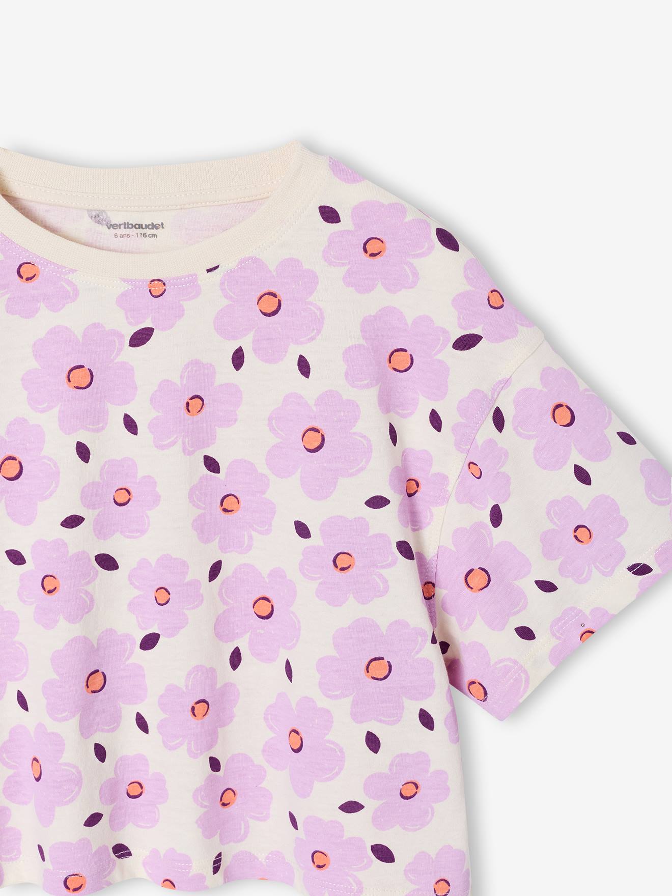 Thumbnail - Mädchen T-Shirt in Cropped-Länge