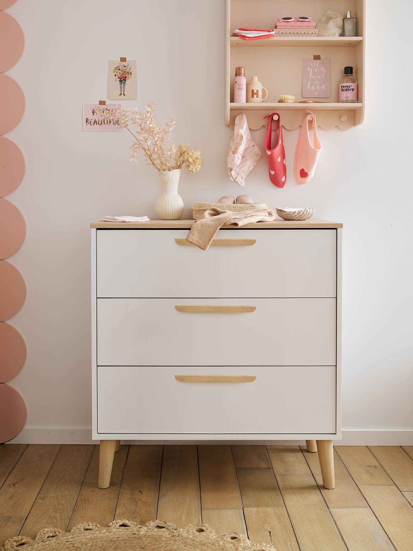 Vertbaudet Kommode Aspen Tiefe 42Cm Kinderzimmer Weiß Einheitsgröße