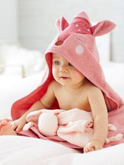 Babymode-Bademäntel & Badecapes-Baby-Set: Badetuch und Waschhandschuh REH
