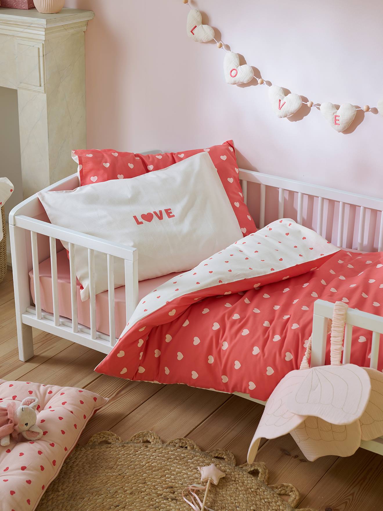 Bettwäsche-Set Baby MEIN HERZ