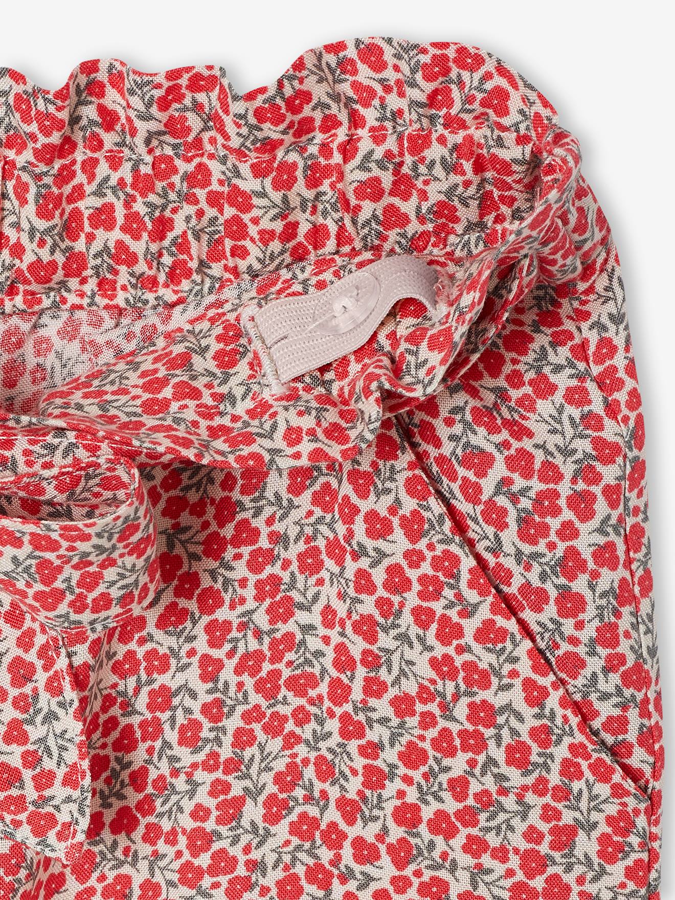 Thumbnail - Mädchen 3/4-Hose aus fließendem Stoff