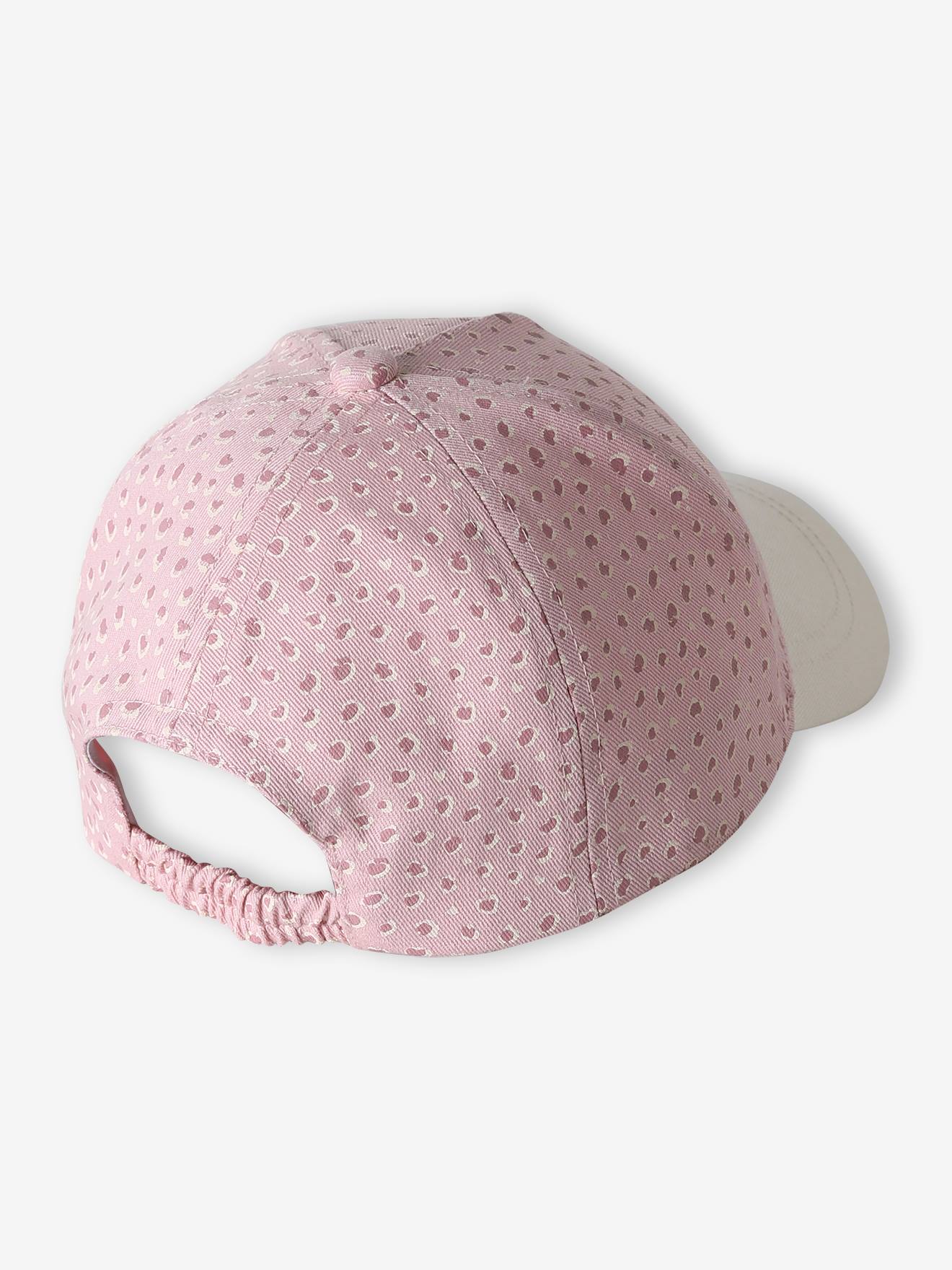 Thumbnail - Baby Baumwollcap Leo-Print und mit Schriftzug Happy Team