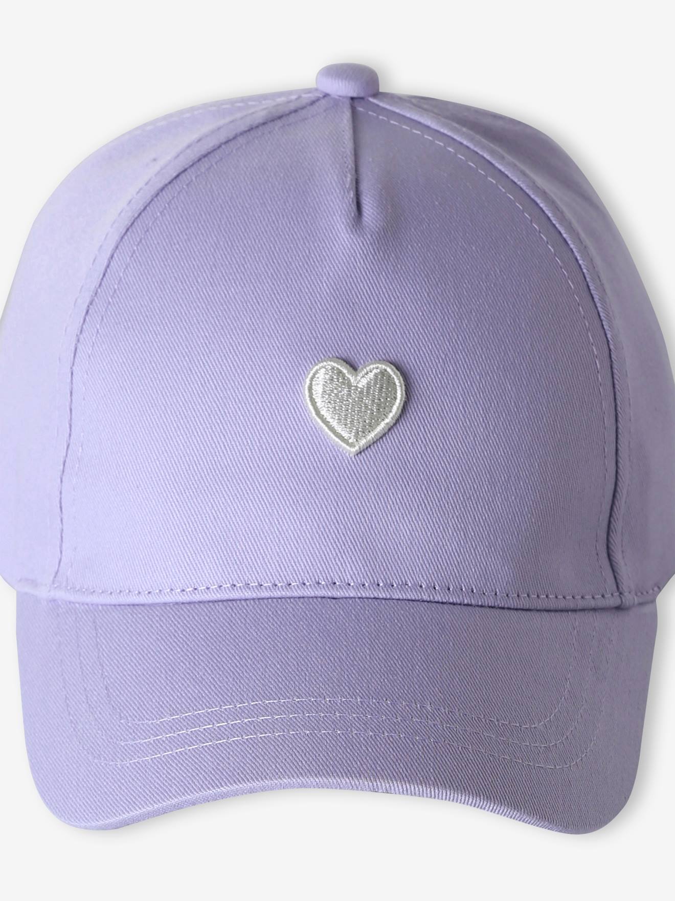 Thumbnail - Baumwollcap mit Herz-Stickerei