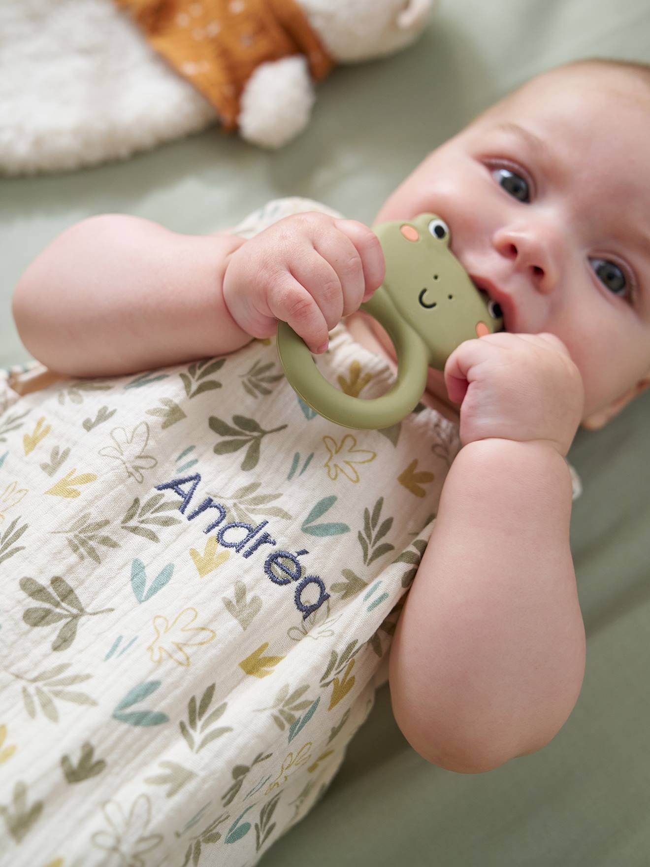 Baby Sommer-Schlafsack BAYOU aus Musselin TOG 1, personalisierbar Gr. 104 cm von vertbaudet