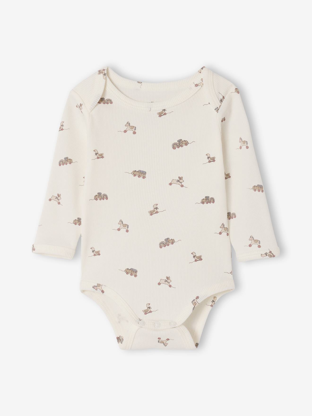 Thumbnail - 3er-Pack Baby Bodys mit langen Ärmeln