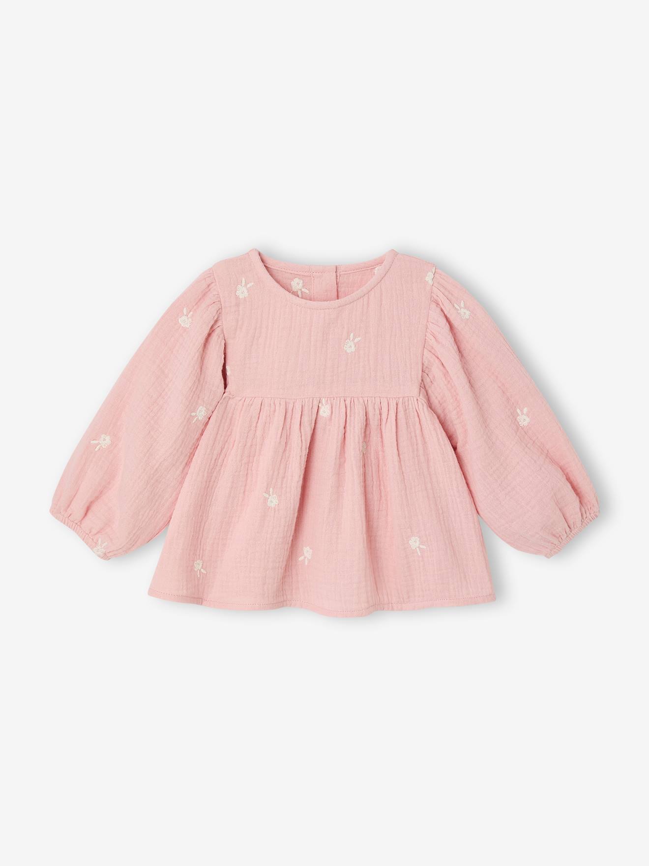 Thumbnail - Baby-Set aus Bluse und Halstuch