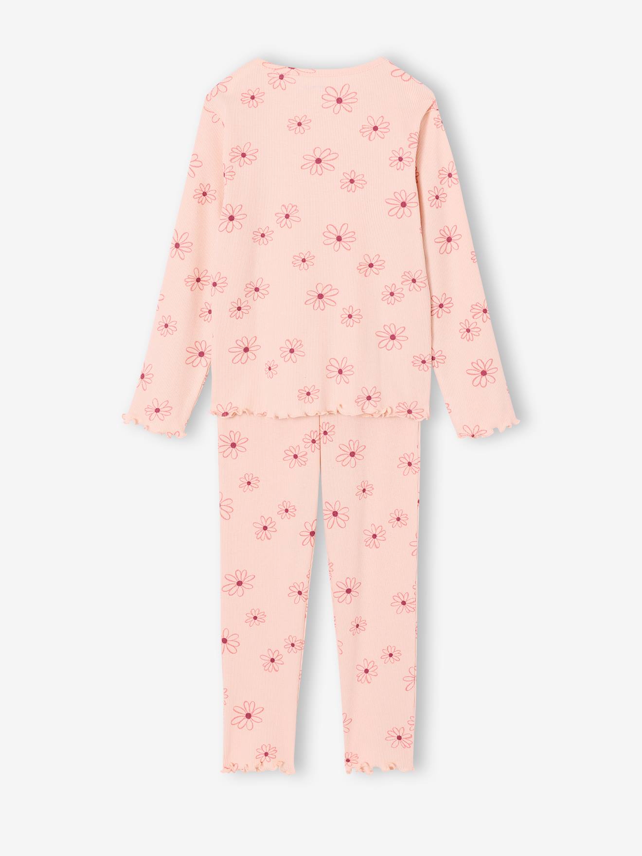 Thumbnail - Mädchen Schlafanzug mit Blumenmuster