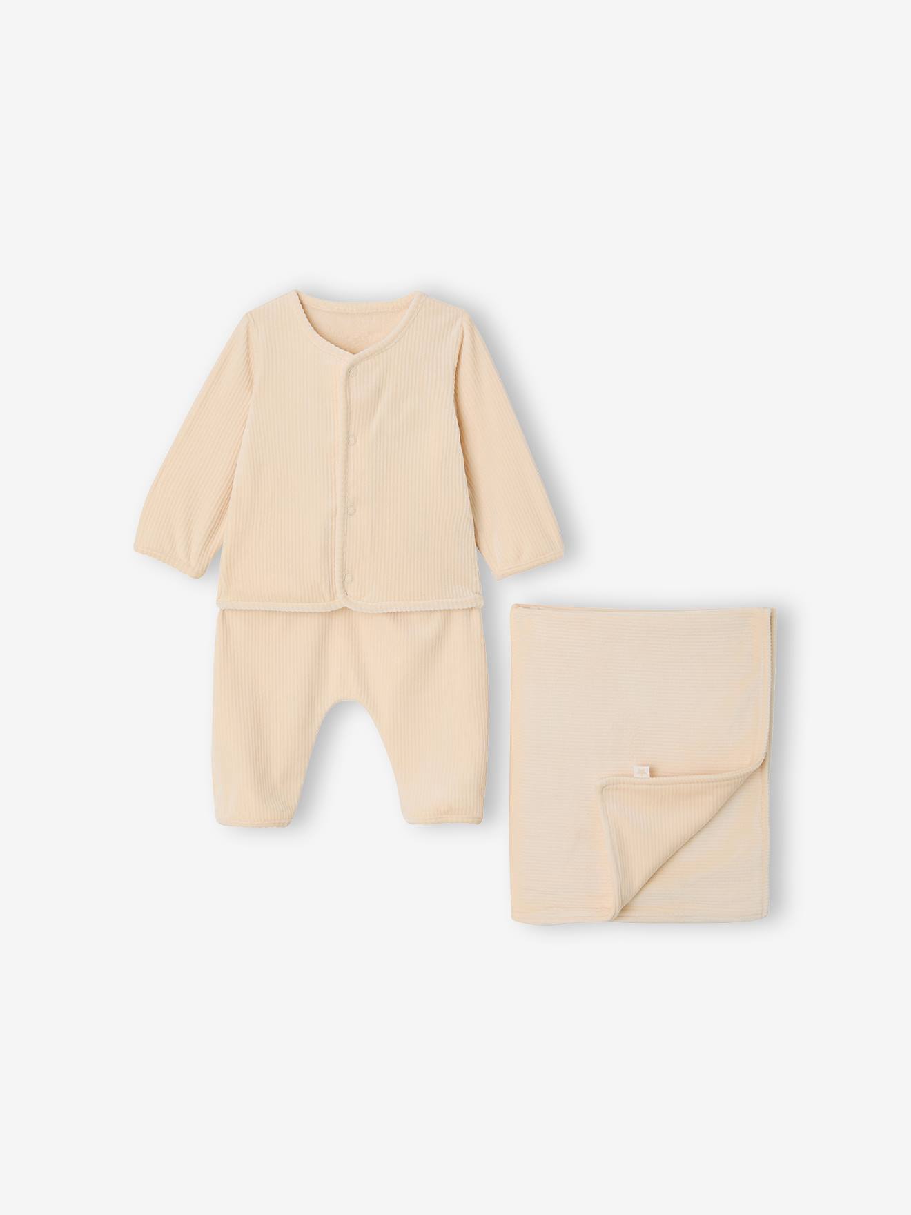 Thumbnail - Baby-Set aus Cordsamt: Jacke